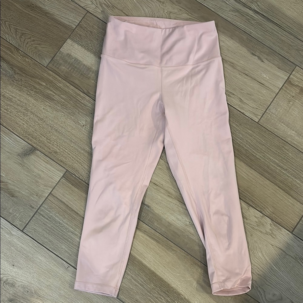 Pink High-Waisted Leggings